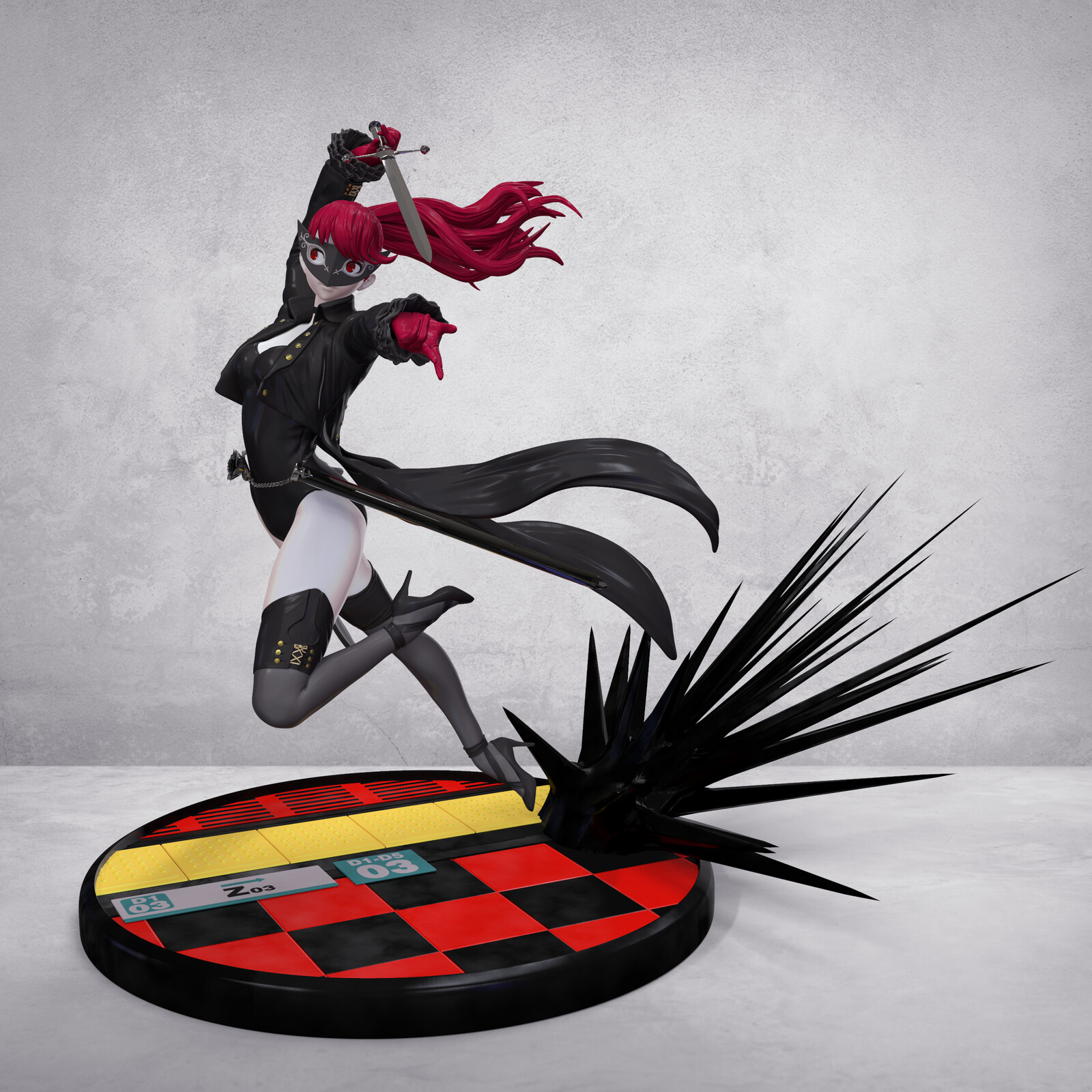 kasumi persona 5 statue