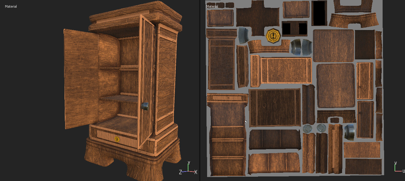 hand painted textures
