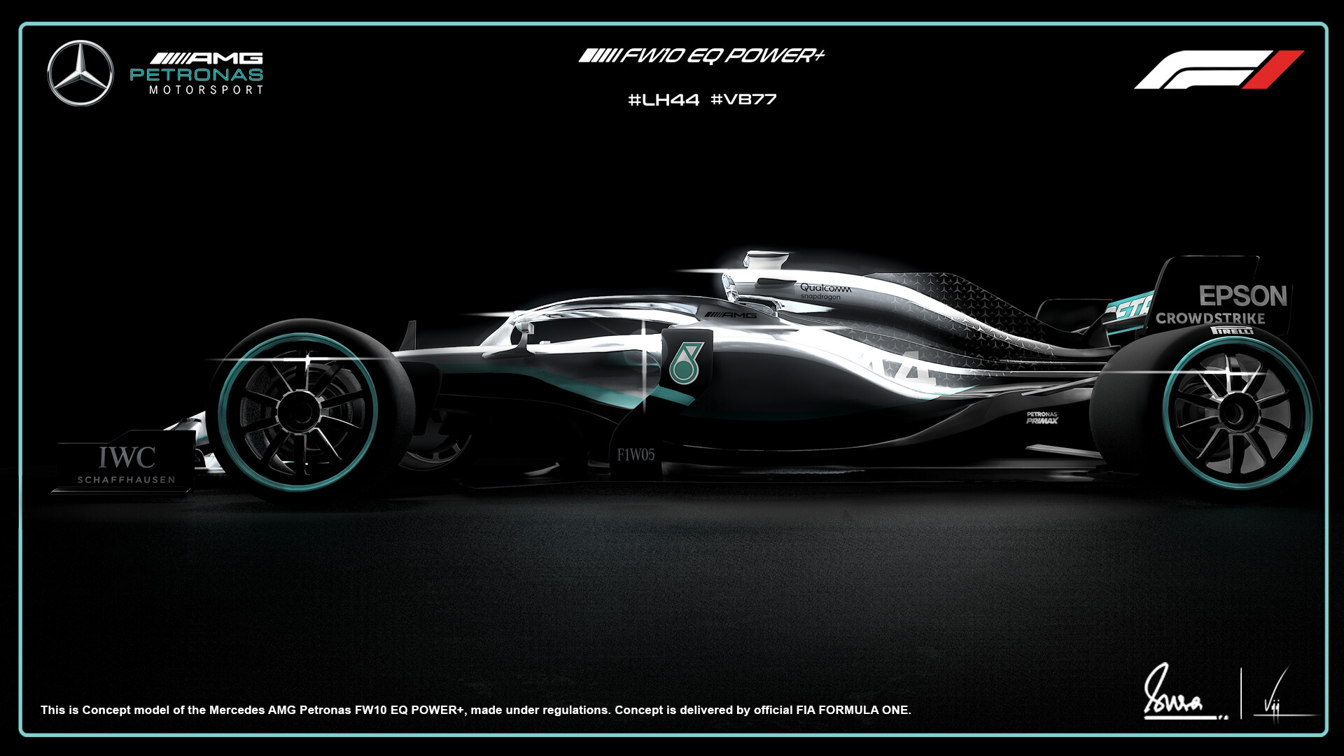 Vijay Schifer Mercedes Amg Petronas Fw10 Eq Power 2021 Concept