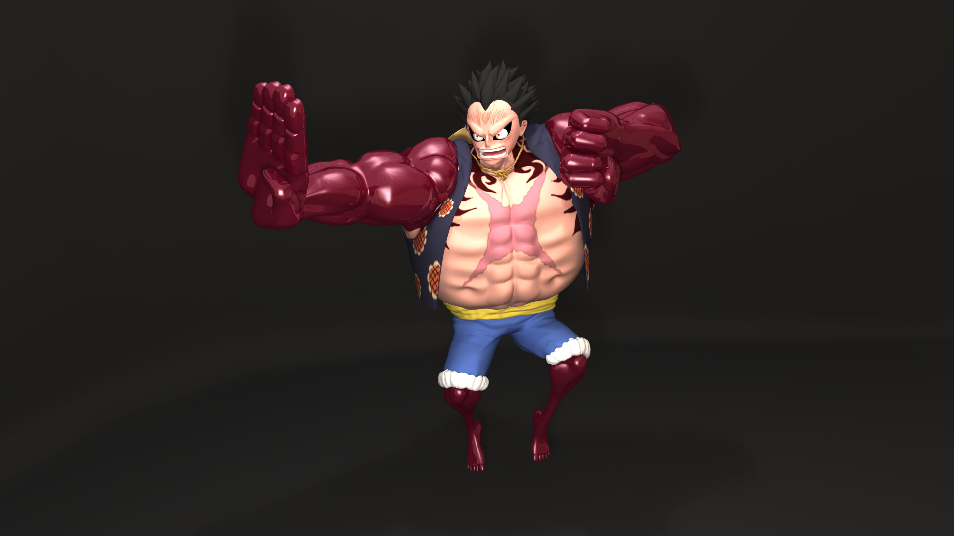 Artstation Luffy Gear 4 Aldrin De Guzman