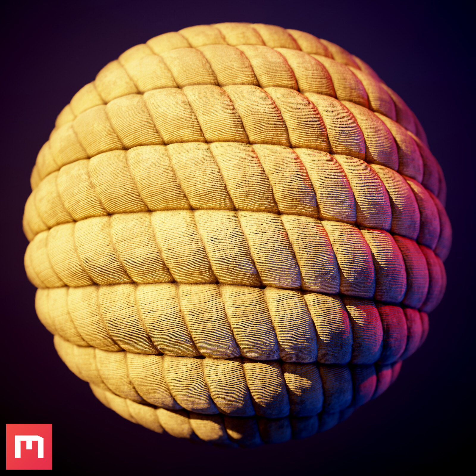 Base Render of Material. Stylish Light Setup