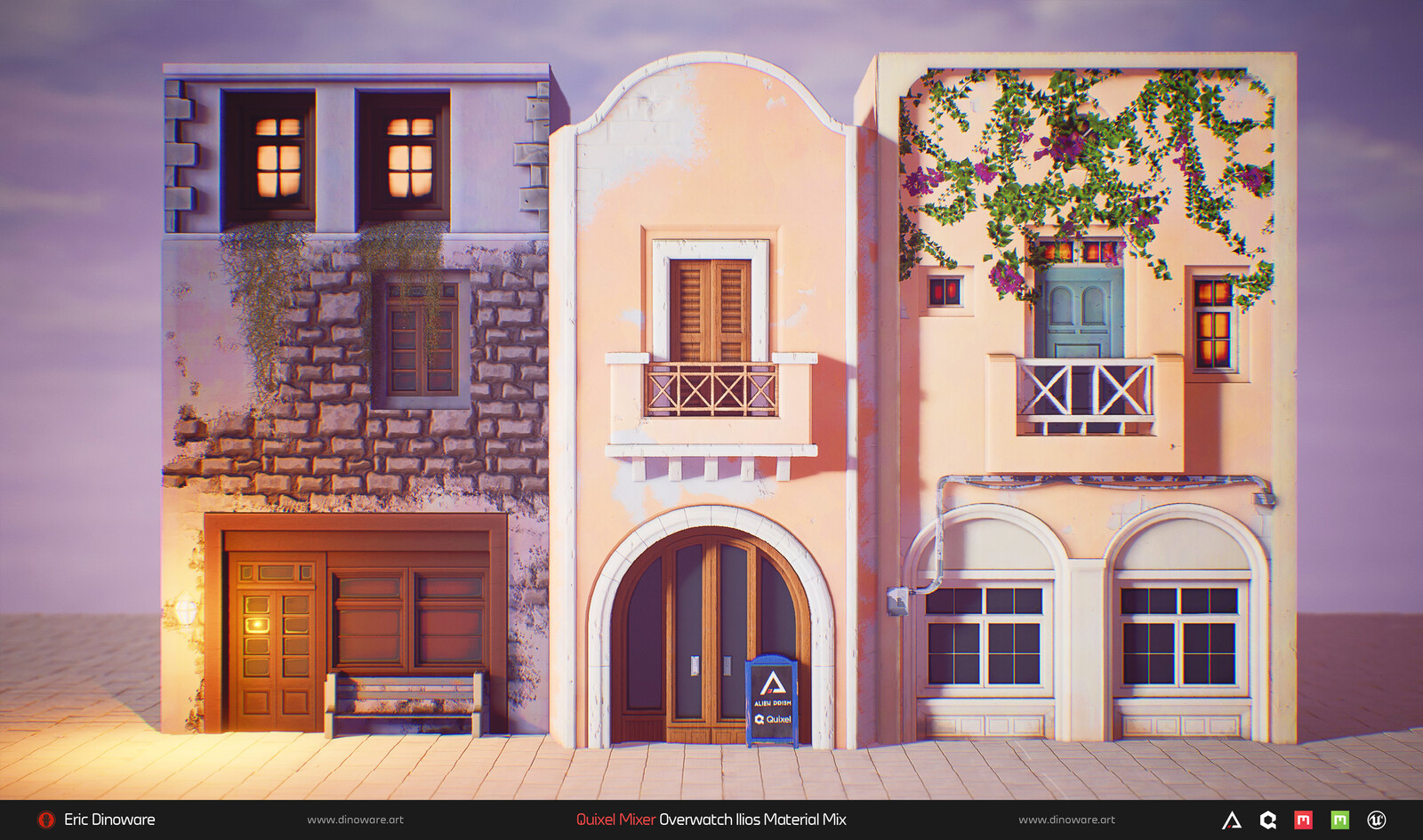 Base Render of Material in scene. Plane only.