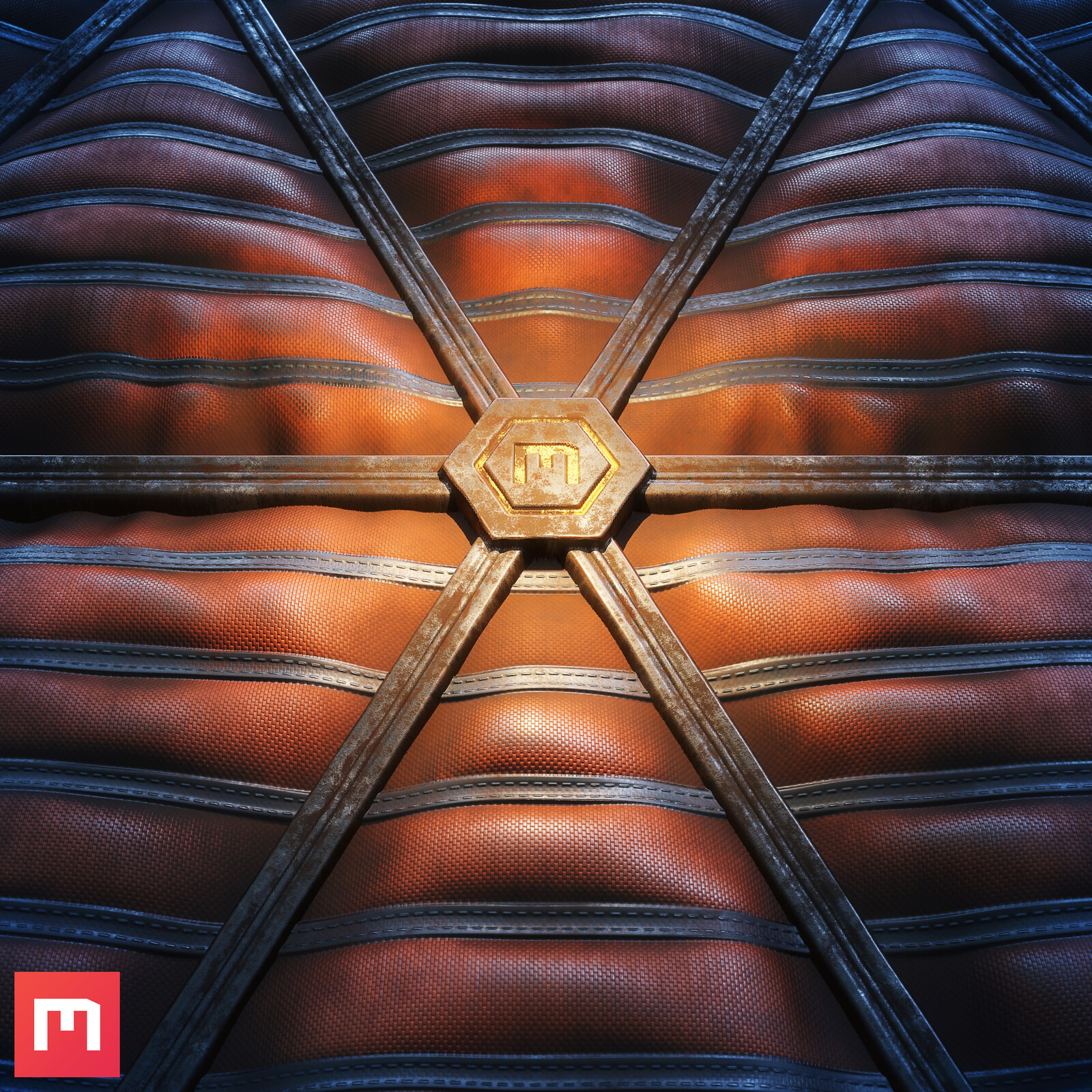 Render Material on a plane 