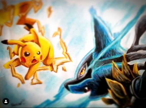 Artstation Mi Primer Dibujo Semirealista Dibujando A Pikachu