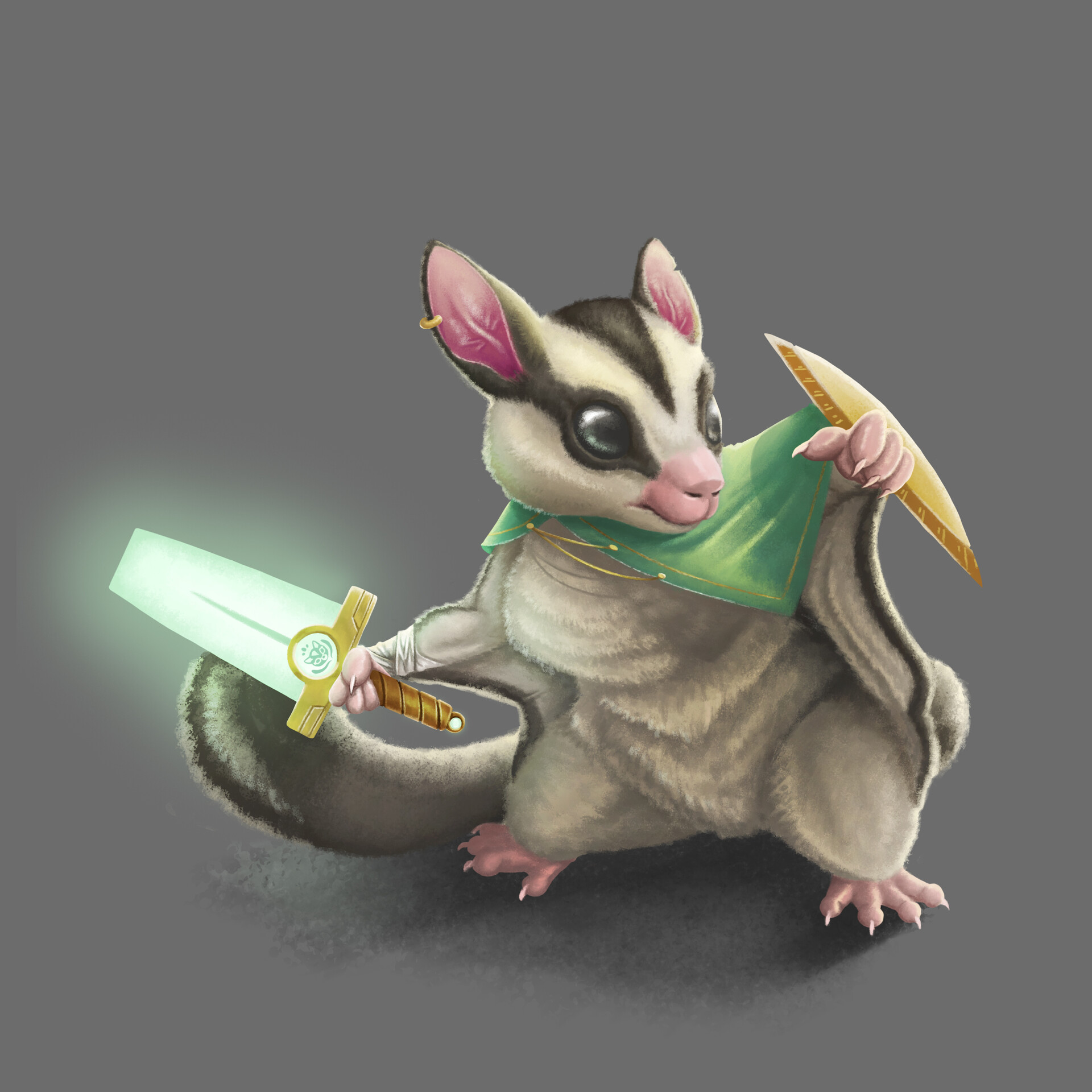 Artstation Sugar Glider Warrior Giovanno Susilo