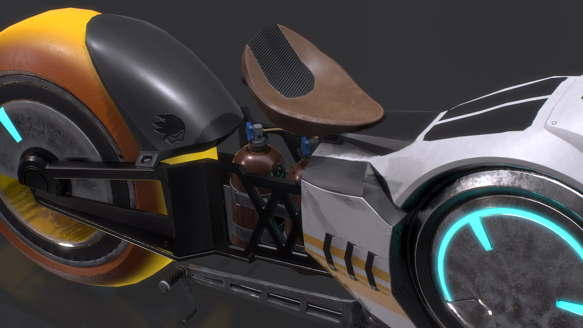 DALEX - Overwatch Team Racing: Tracer Motorcycle Concept [fan art] 3D ...