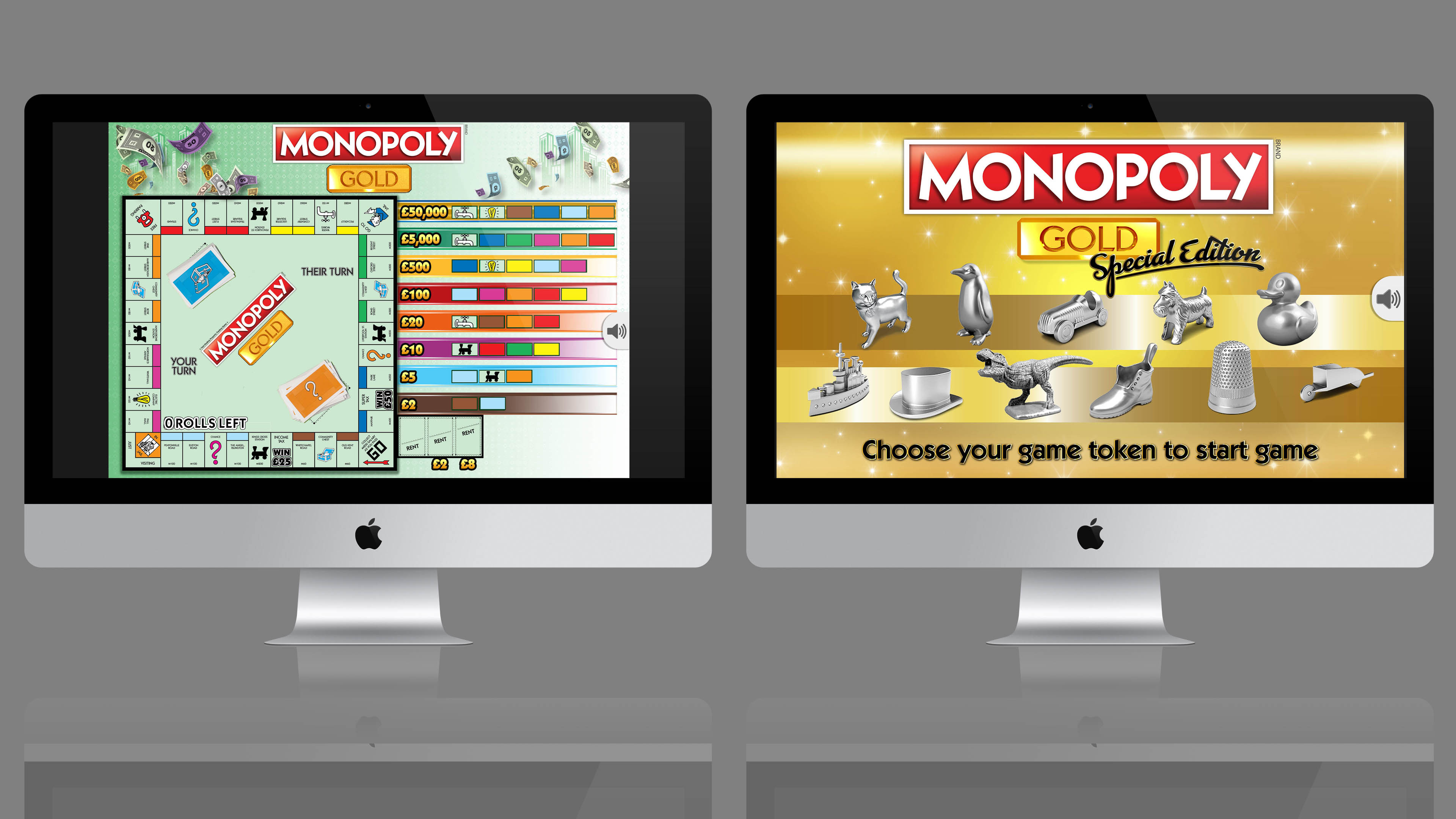 Monopoly Gold and Monopoly Special Edition