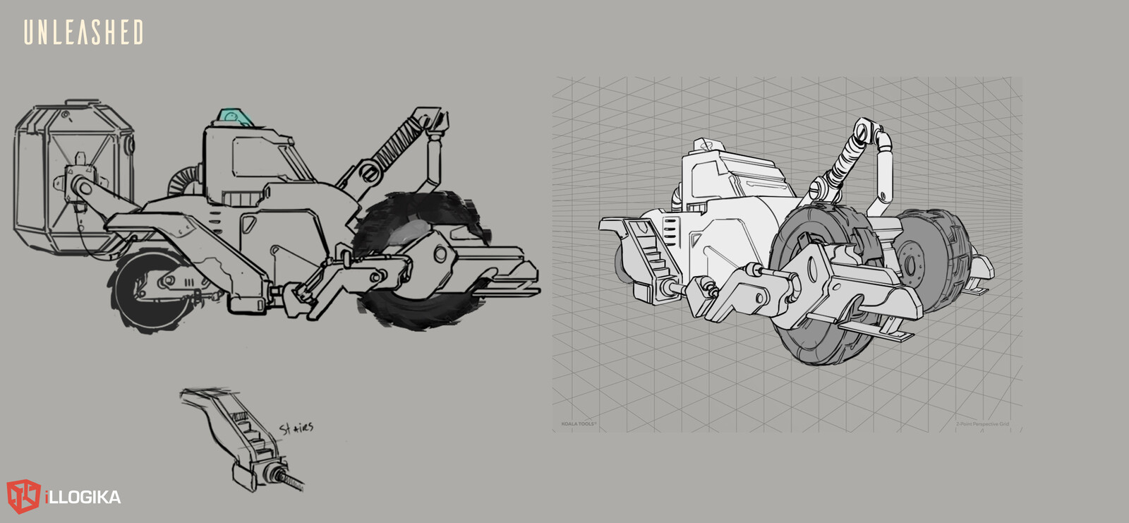tractor concept 
I'm not the best at mechanical thing...