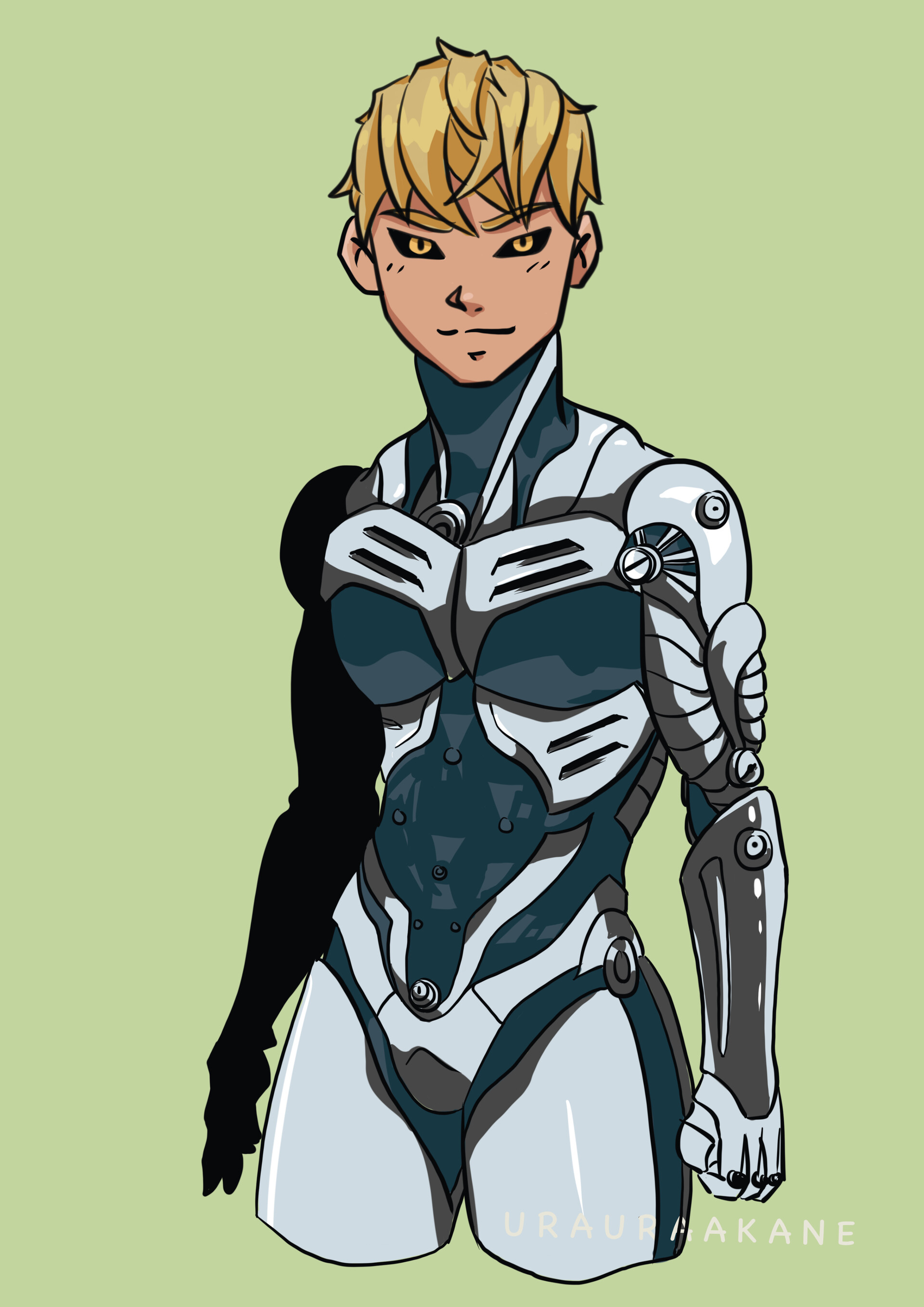 ArtStation - Genos from One Punch Man