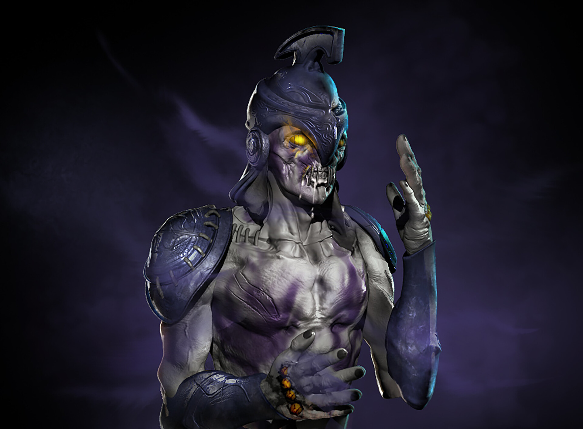 Artstation Purple Haze Jojo Fan Art Yifan Mao