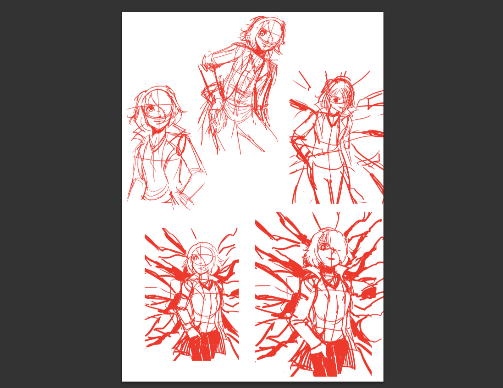 Thumbnail sketches