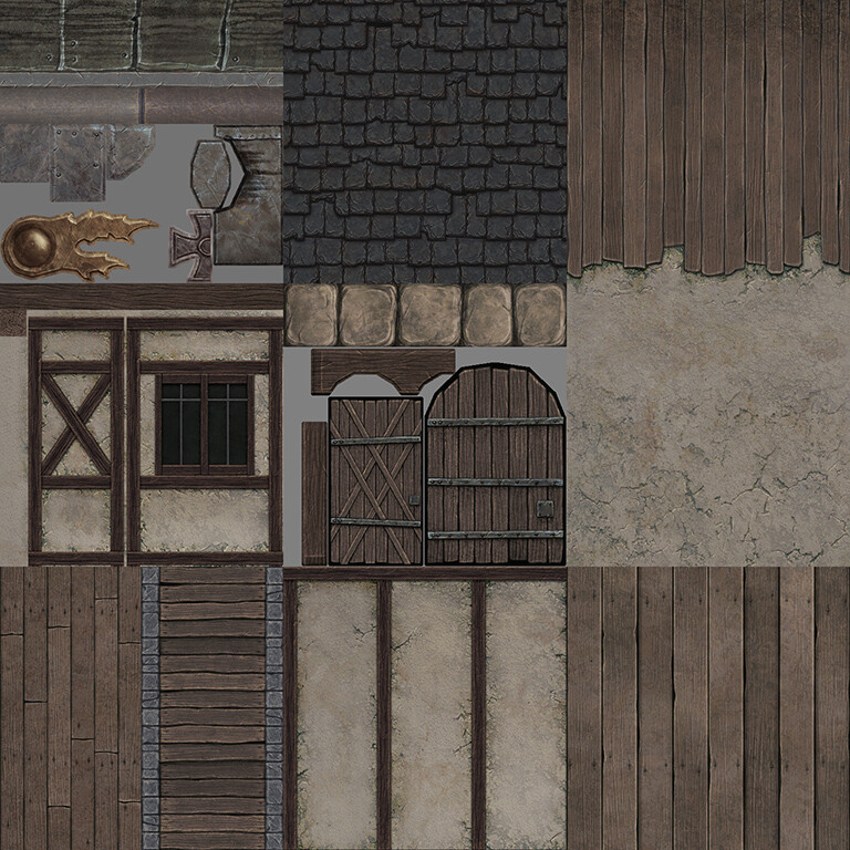 Empire Watermill - Various Textures (512x512s &amp; 256x512)