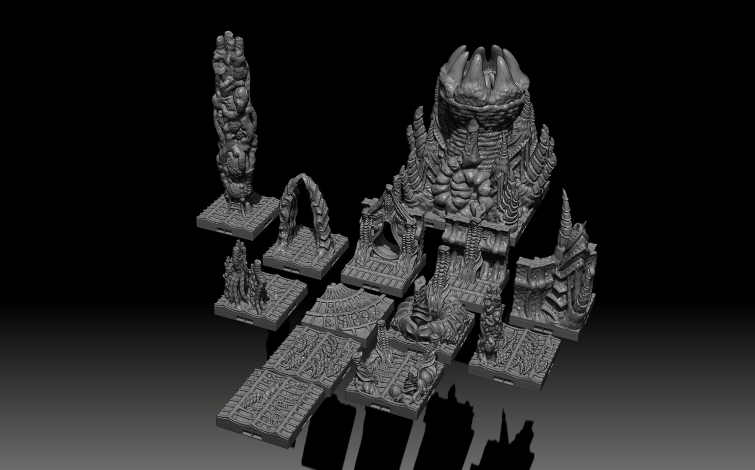 Some of the infested tiles - the whole project was kick ass!