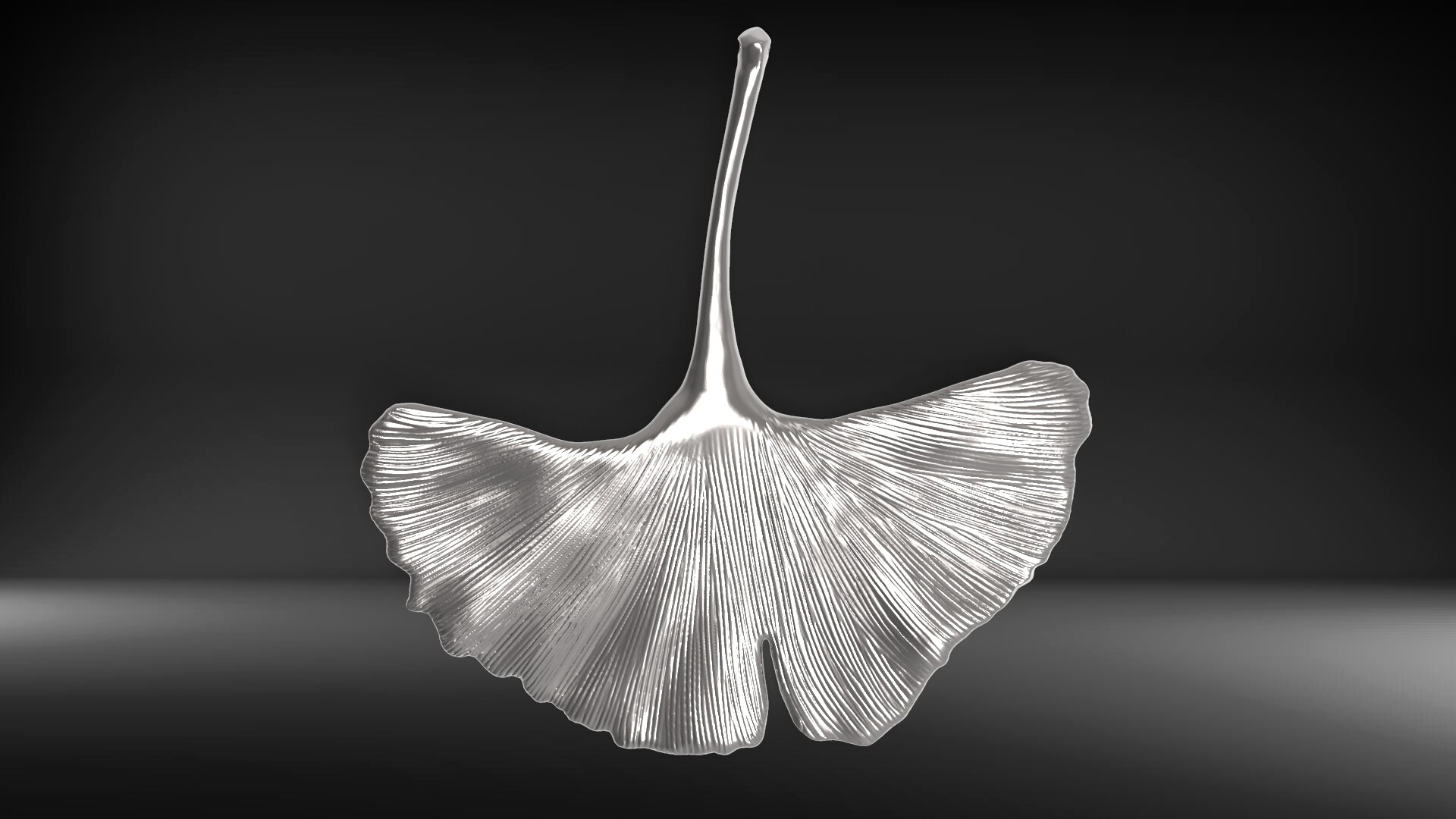 Franka Segerink 3d Printed Ginko Earrings