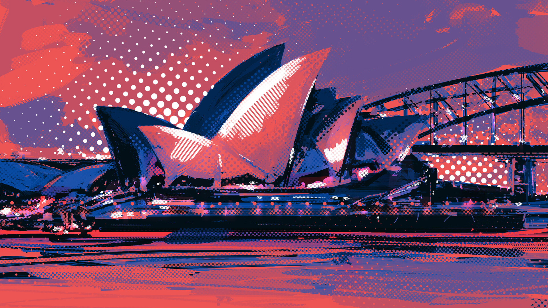 Sydney Opera House Sketch - KCBlack&White - Paintings & Prints, Buildings &  Architecture, Landmarks, Opera Houses & Theatres - ArtPal