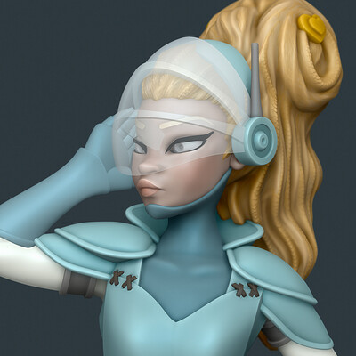 Xynthia - Character Sculpt for 3D printing