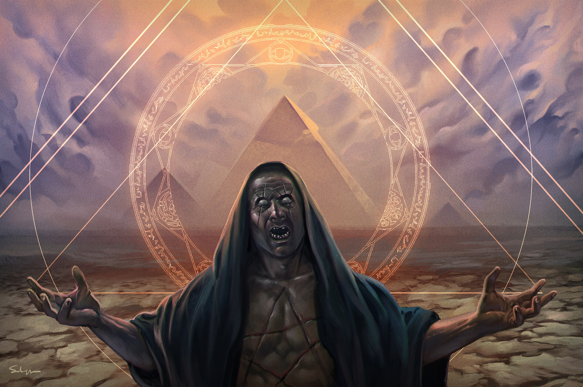 Artstation Call Of Cthulhu Art Egypt 1 Rafal Szlapa
