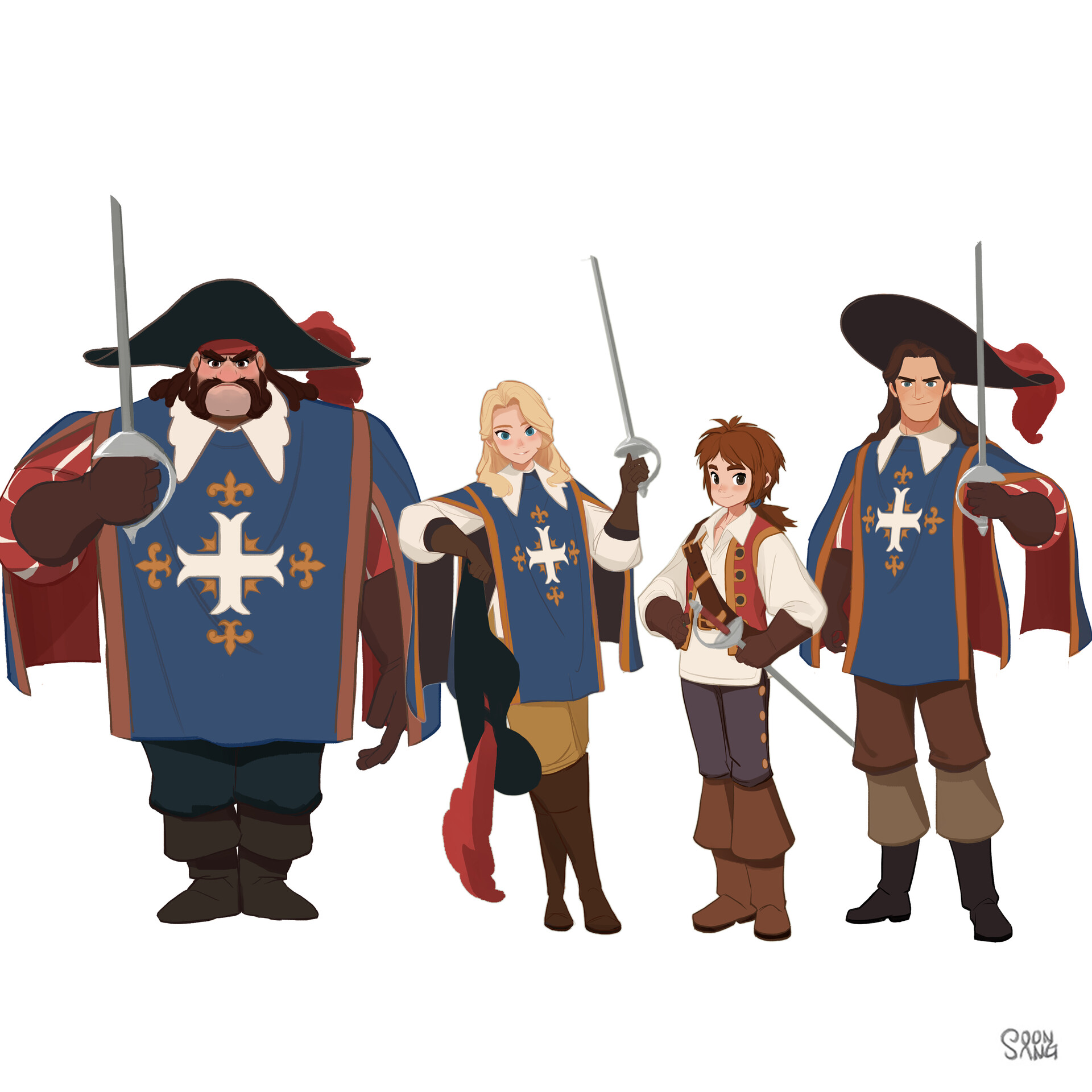 Artstation The Three Musketeers Hong Soonsang