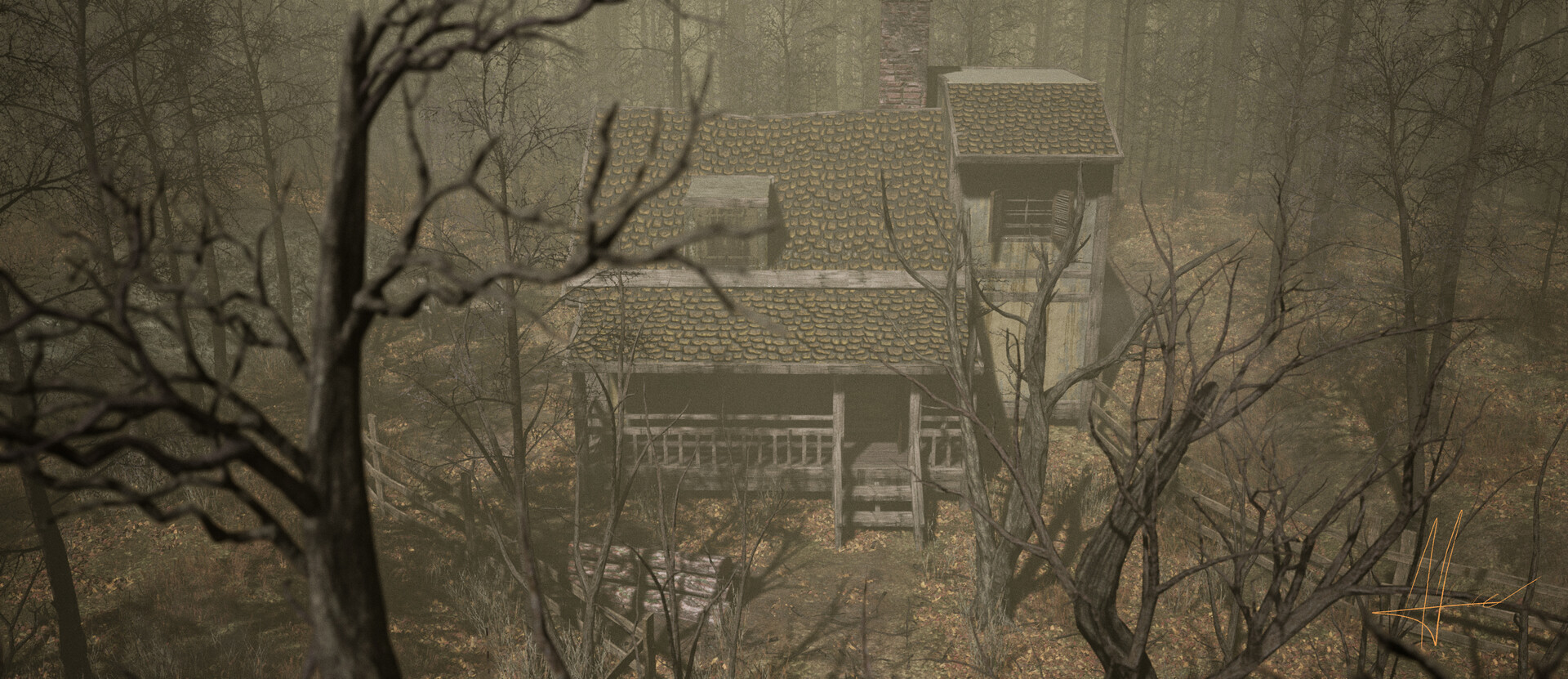 ArtStation - Ganado Village - Resident Evil 4