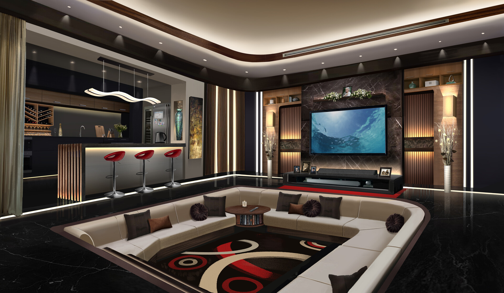 ArtStation Luxury living room