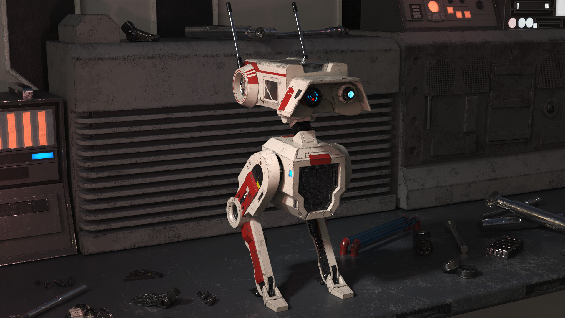 Artstation Buddy Droid 1 Bd 1 Vadim Oleynik