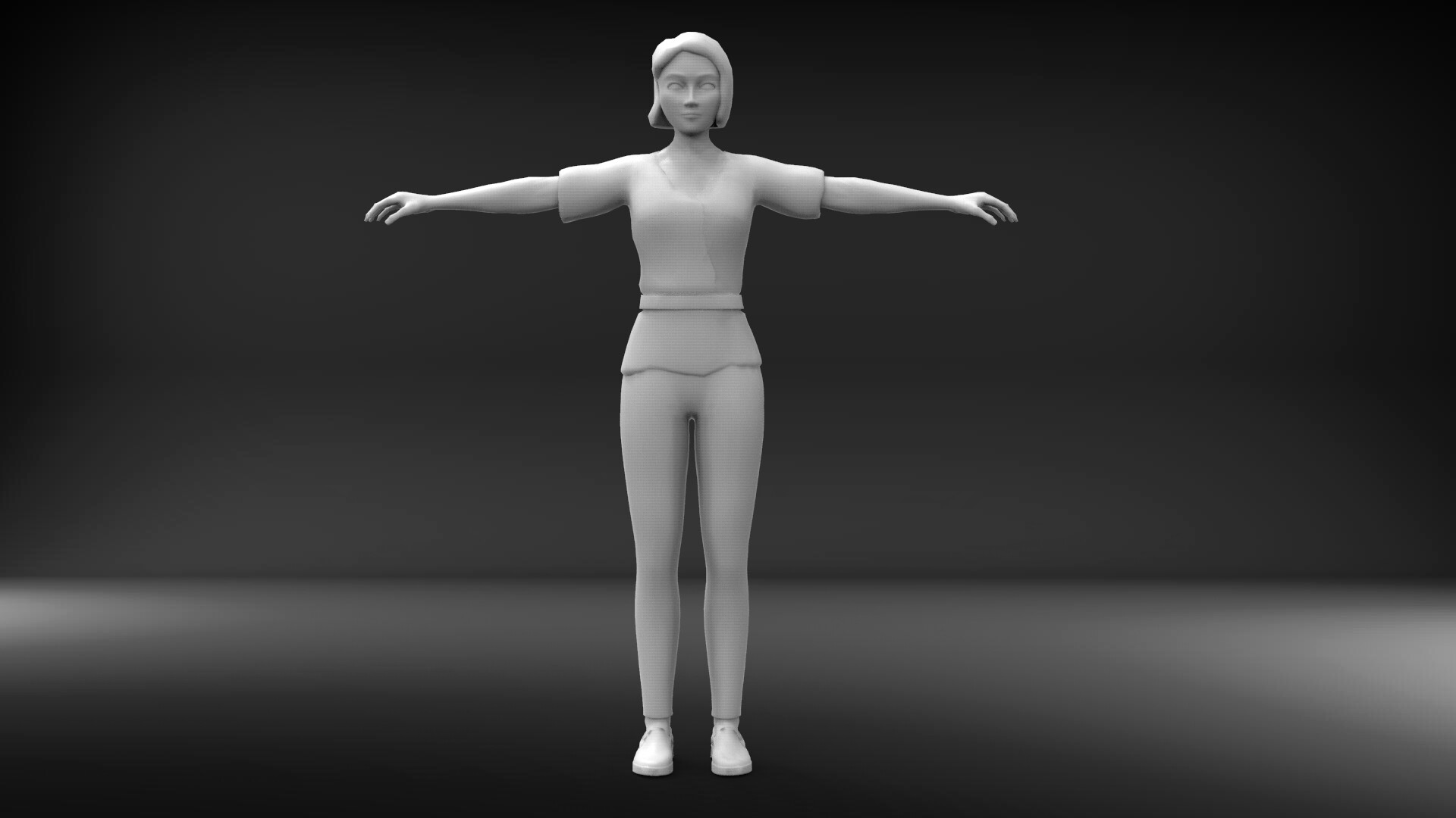 Rig and pose your 3d character 3d model in blender by Hayinkey | Fiverr