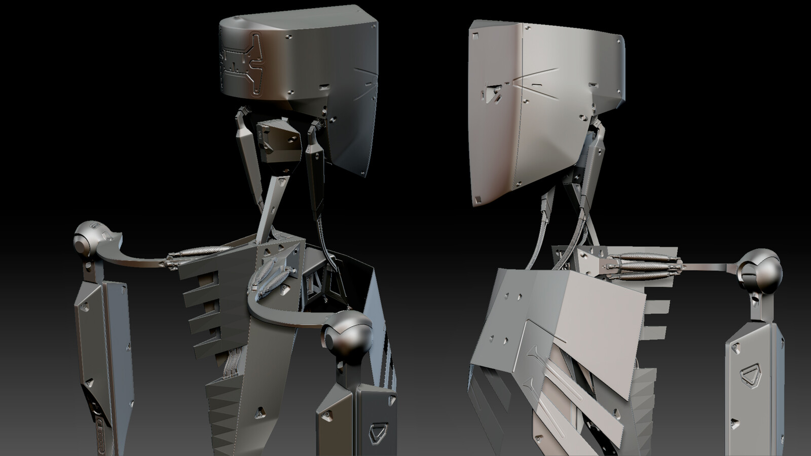 Droid Slave Game Asset (WIP)