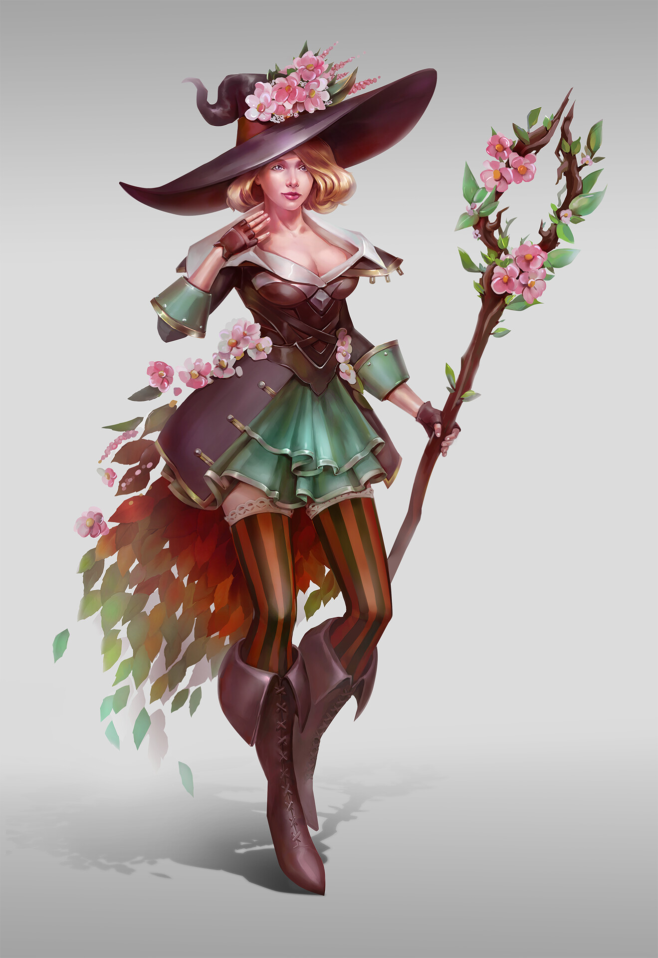 ArtStation - The Witch and The Flower