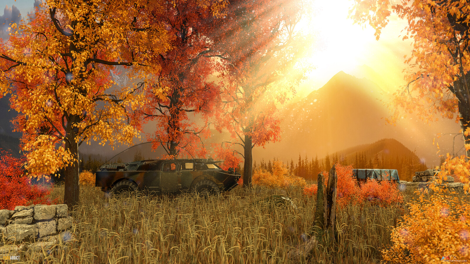 FALL BRDM - PUBG