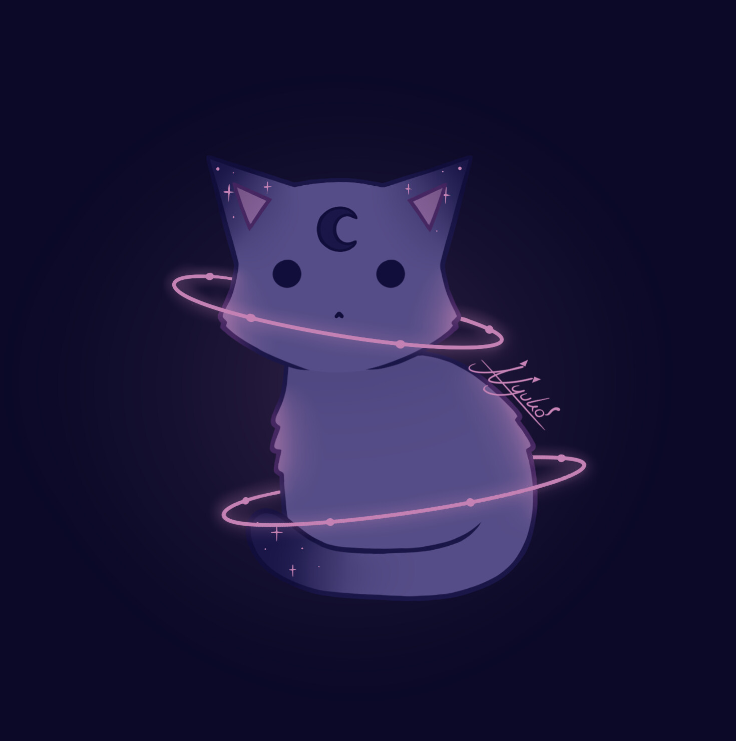 Nyuko ☾ - Space cat