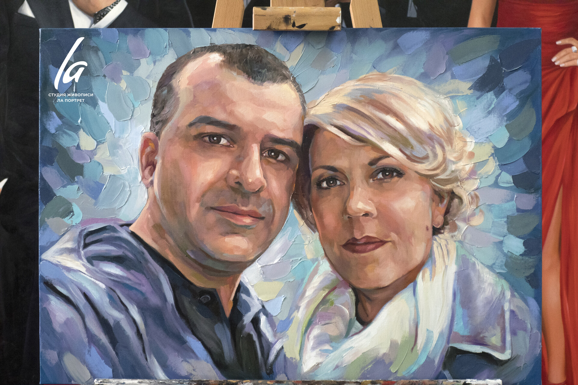 Artstation Oil Portrait Romantic Couple Evgeny Ivanov