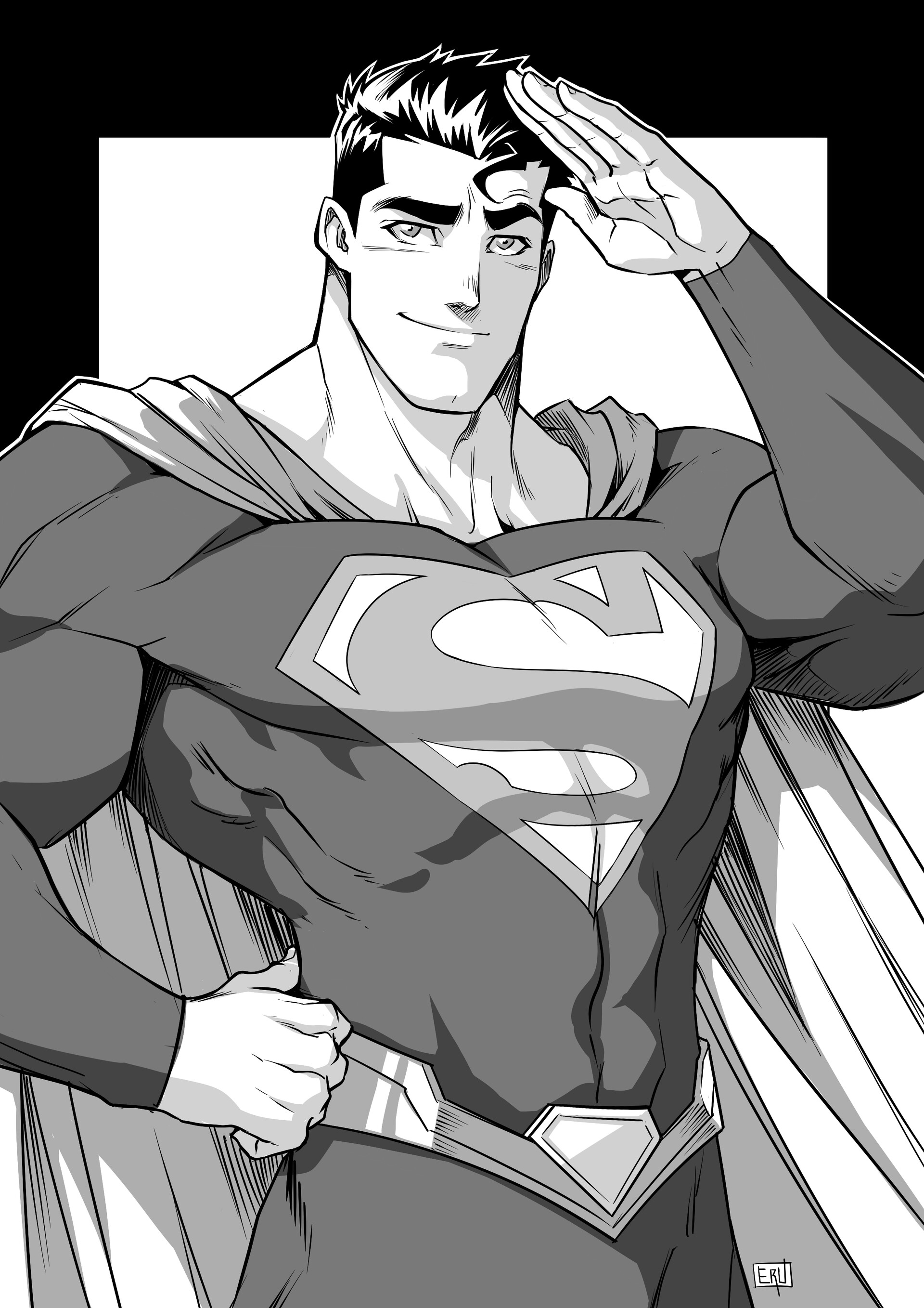 hernan-luis-castellano-superman-manga-sryle.jpg