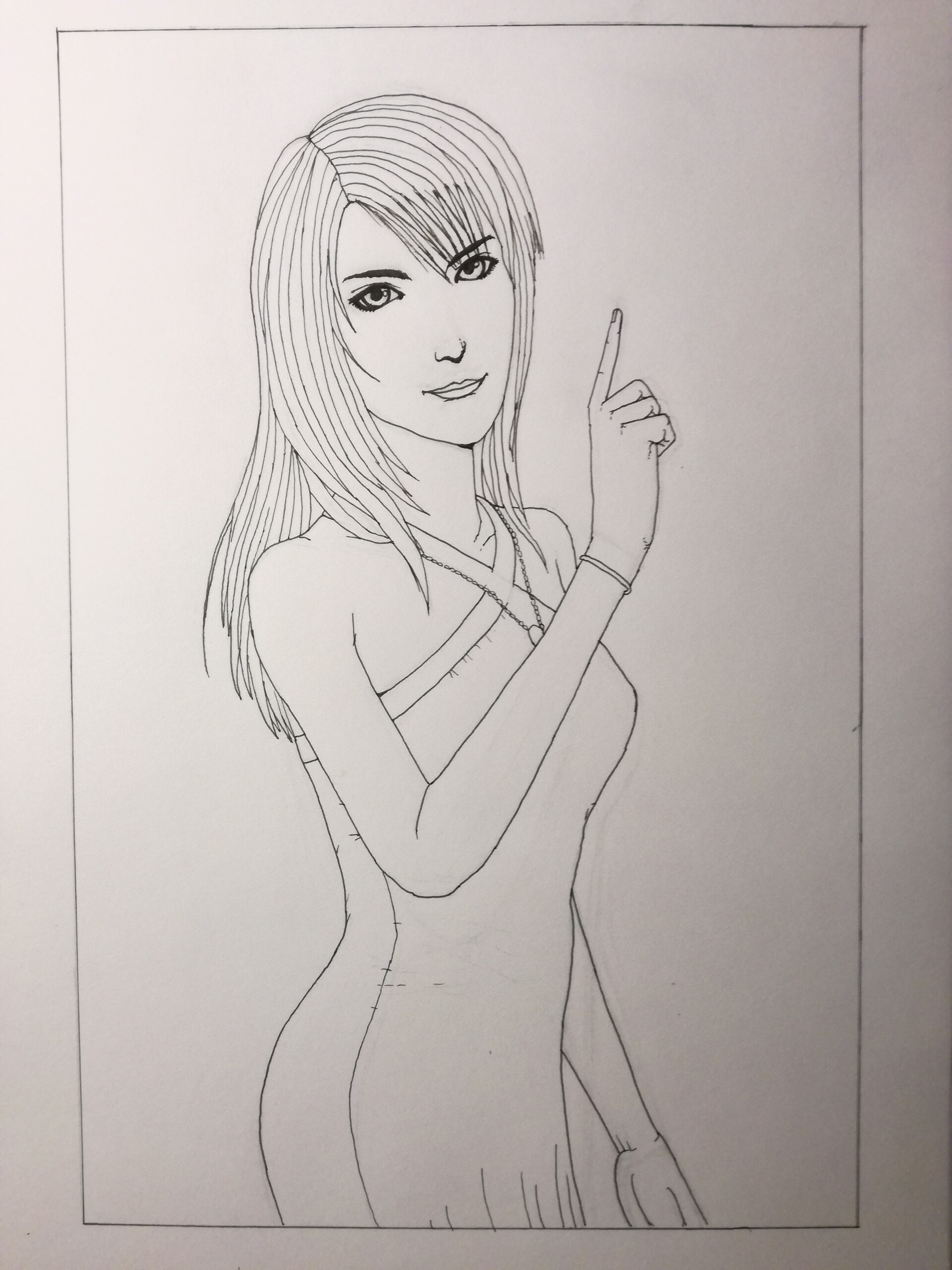 Artstation - Rinoa Heartilly From Ff8 (Ink)