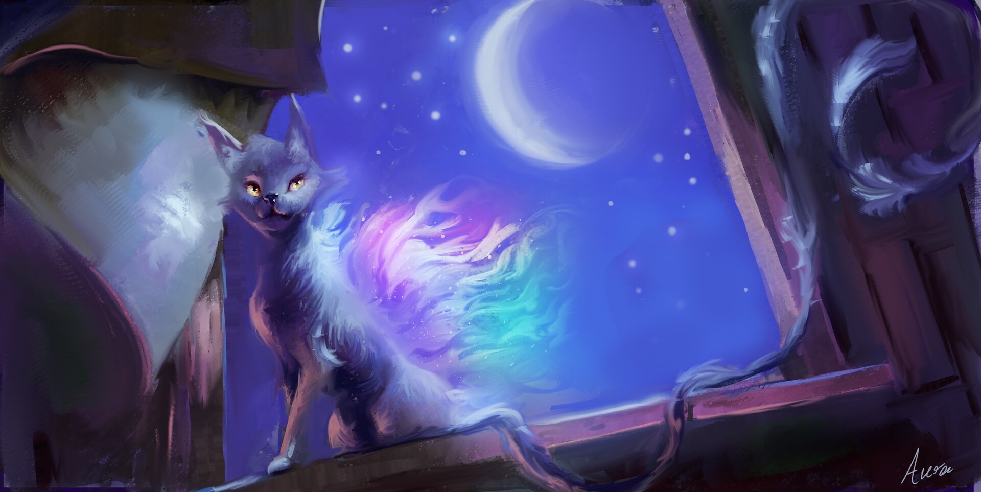 ArtStation - Dream Cat for Anoxis Gate