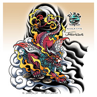 Artstation 風神雷神 刺青設計 Raijin Fujin Tattoo Design Jason Liu