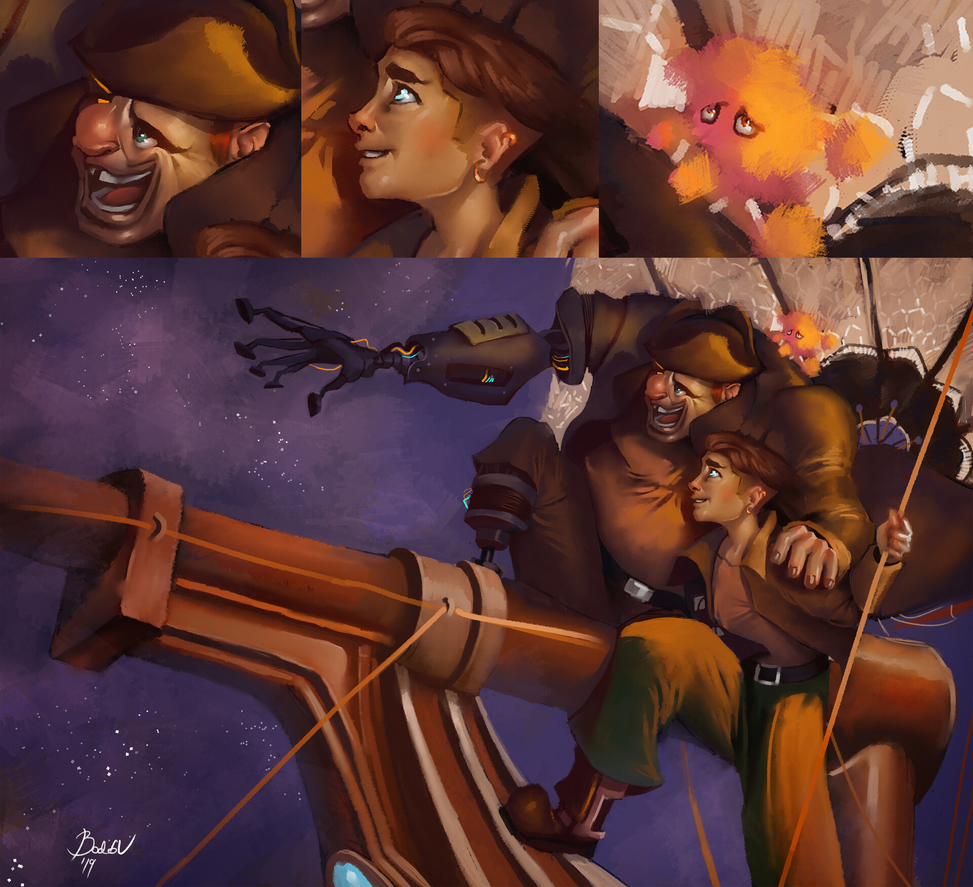 Viktoria Bodo Treasure Planet In My Style