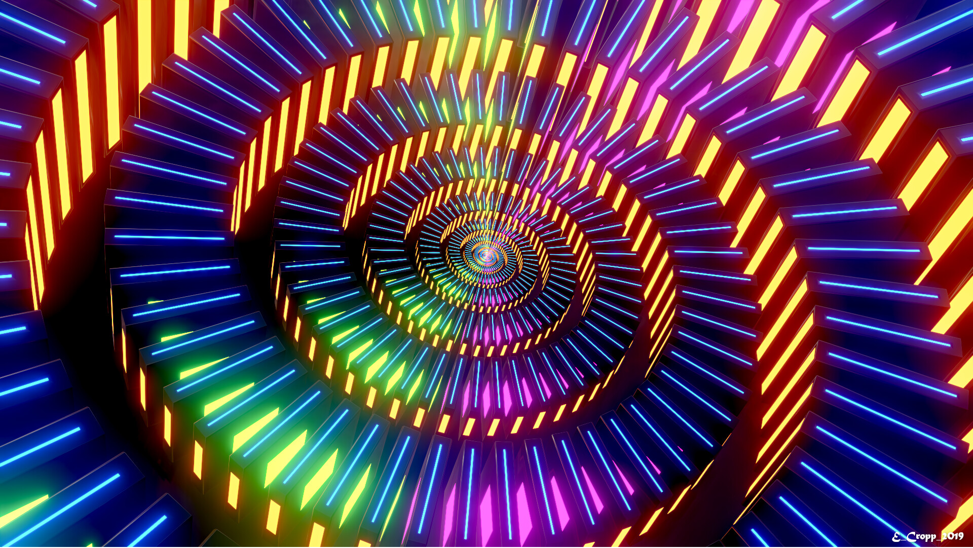 ArtStation - Spiral Wallpaper