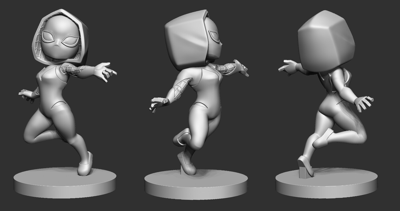 T Linh Tran Spider Gwen 3d Print