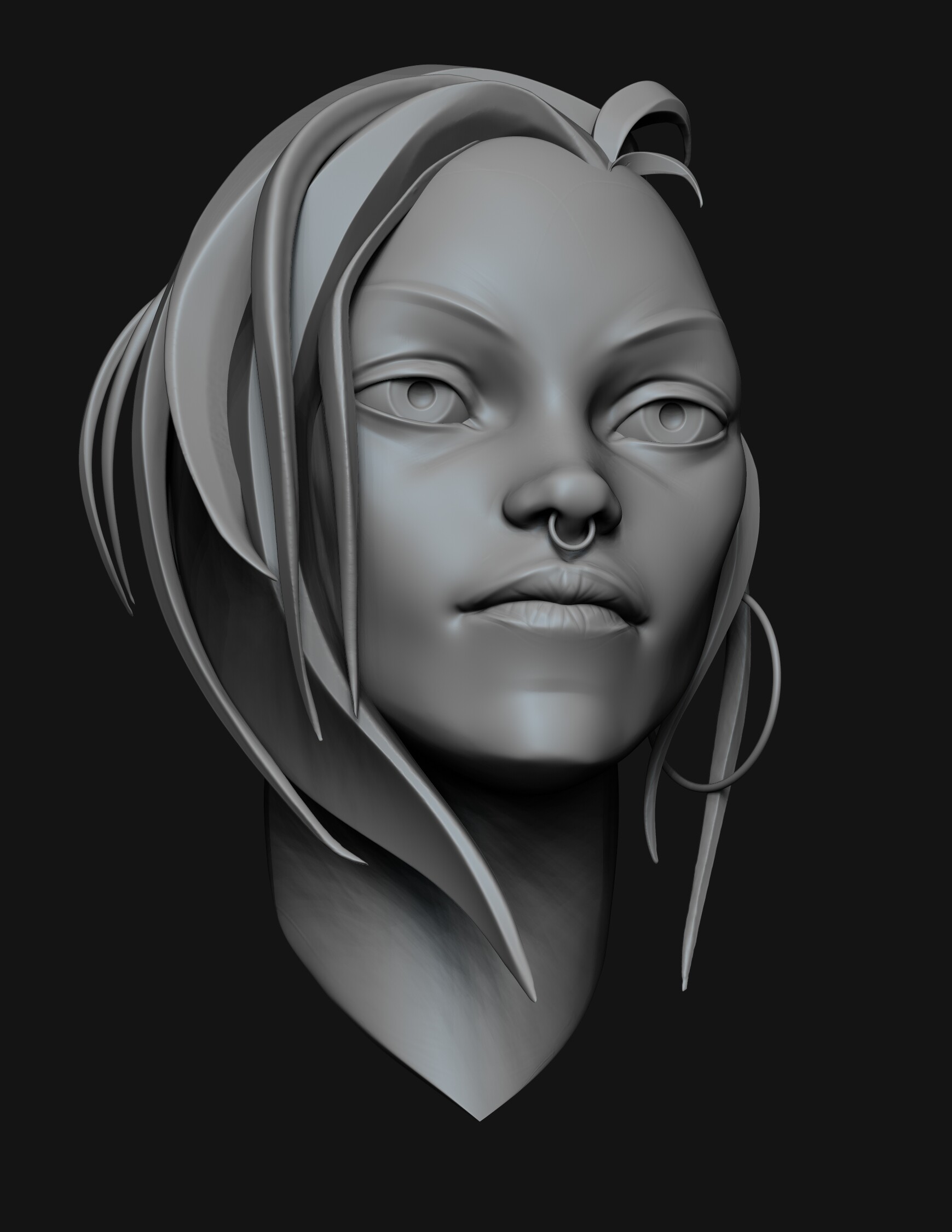 ArtStation - Girl Head