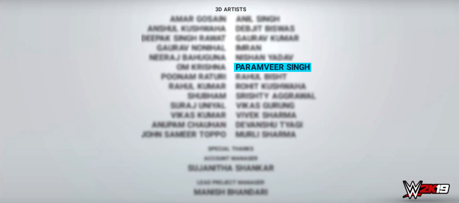 Credit list