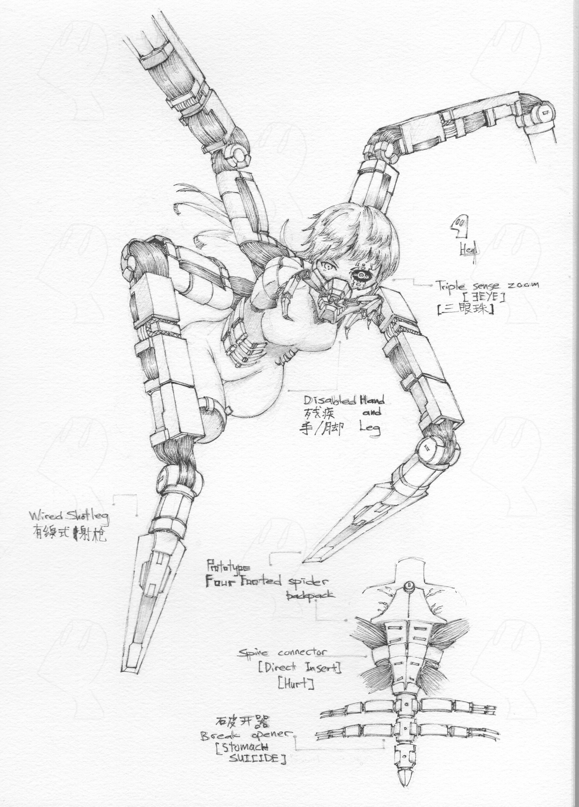ArtStation - Four-Footed spider