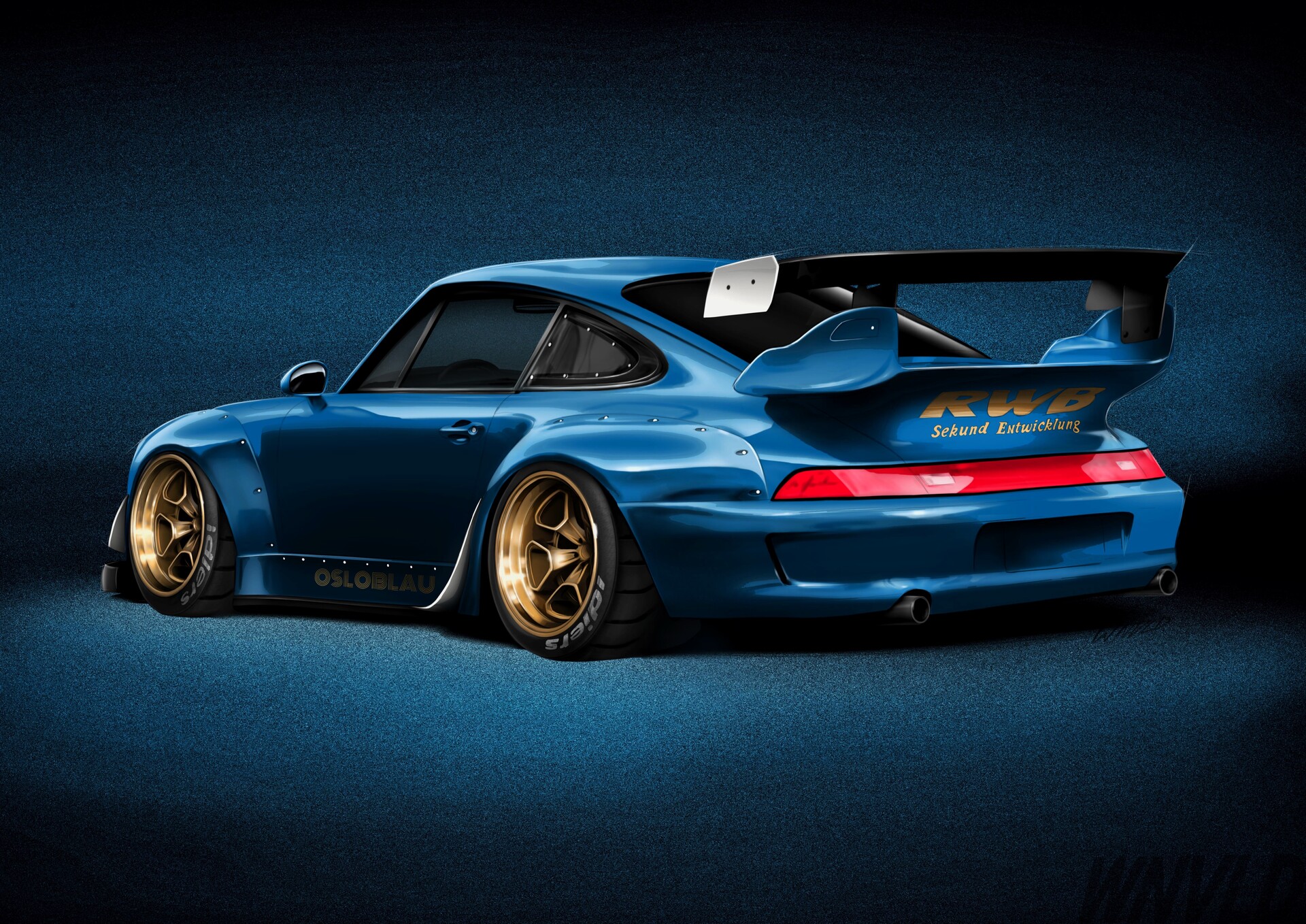 rwb porsche diecast