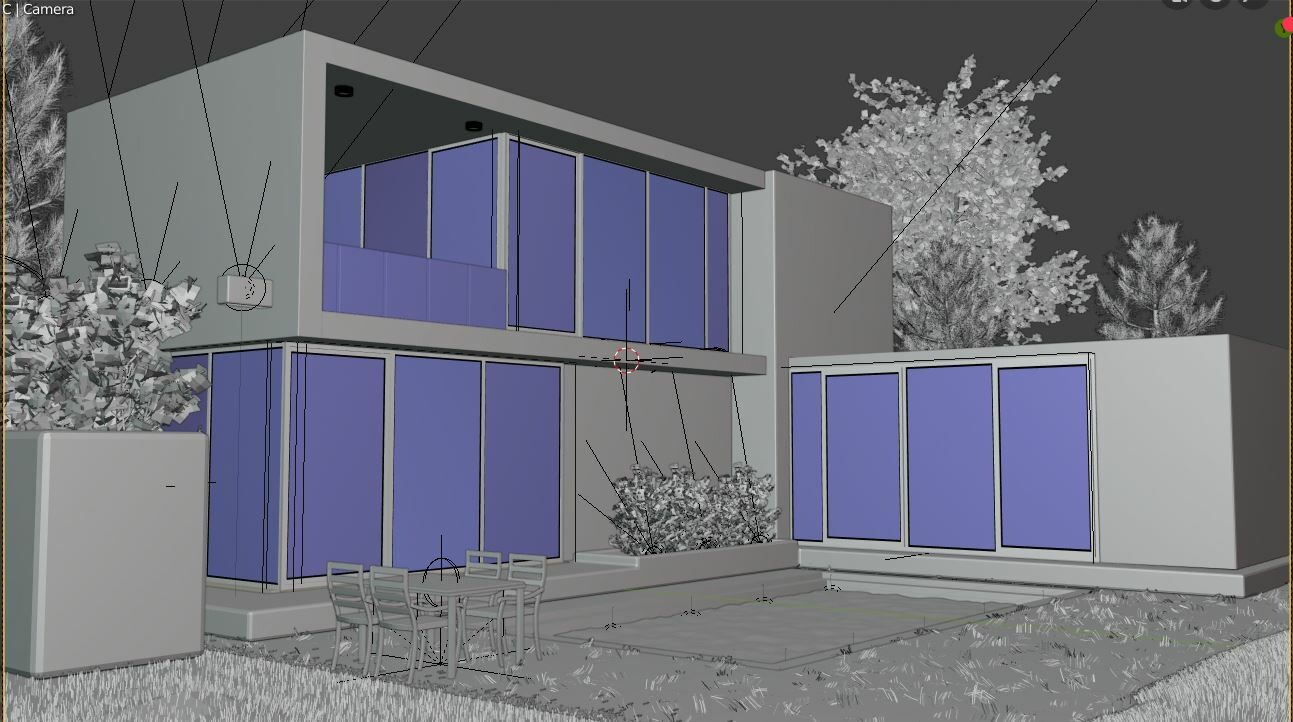 Criar e projetar uma casa 3D moderna em liquidificador, Stephen Pearson