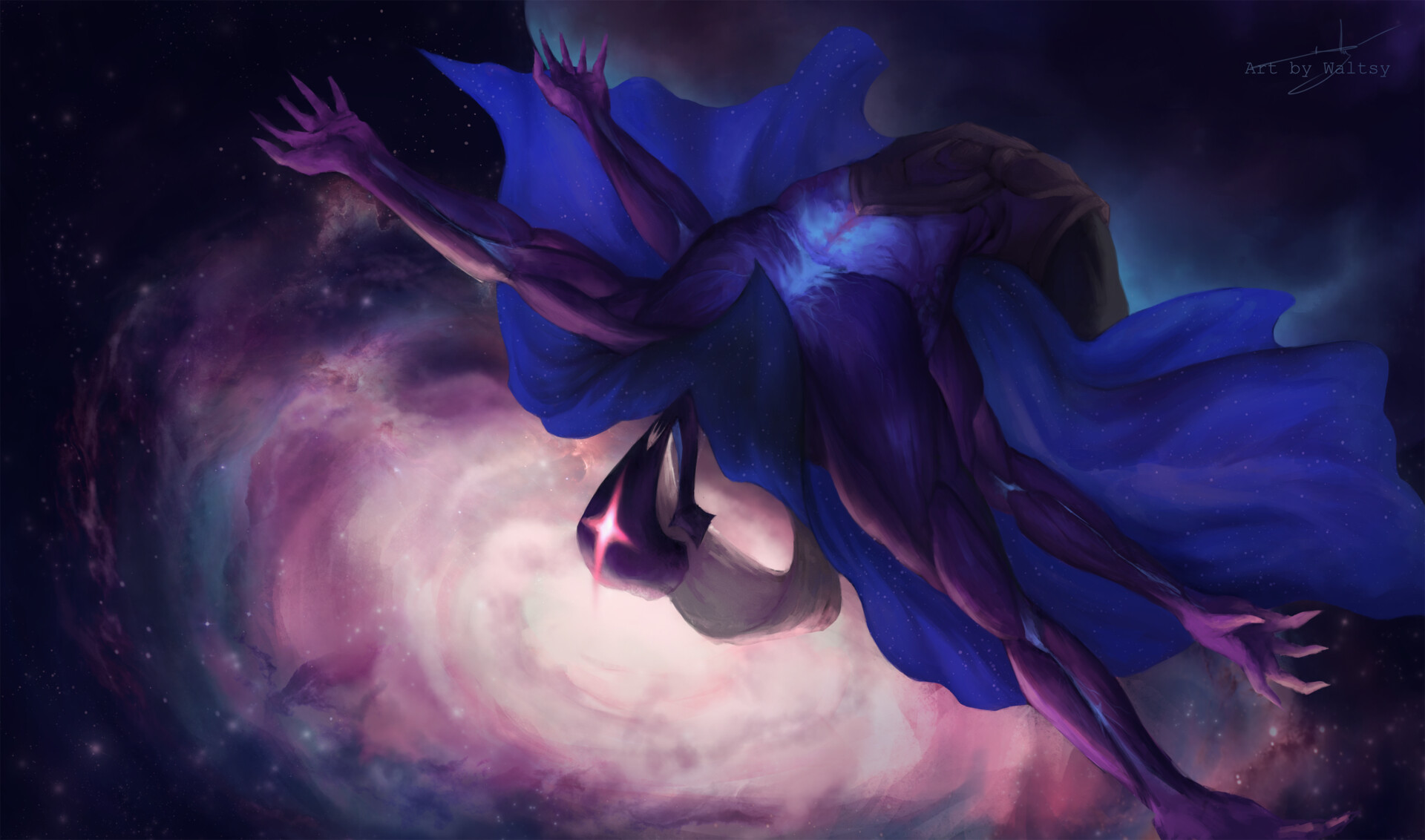Dark Cosmic Jhin Quotes Artstation Dark Cosmic Jhin Kehdoodle artstation