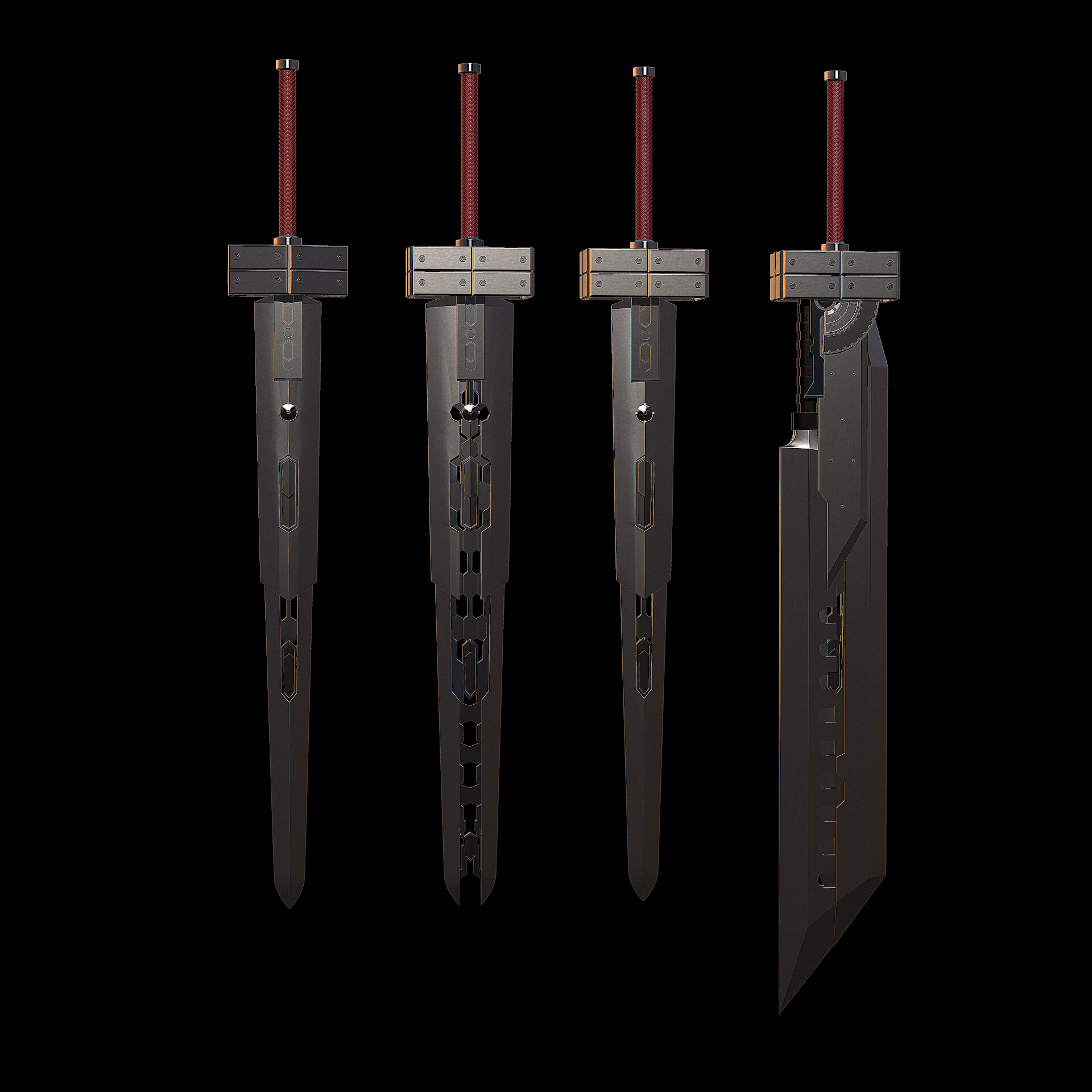 ArtStation - First Tsurugi Fusion Sword for Cosplay