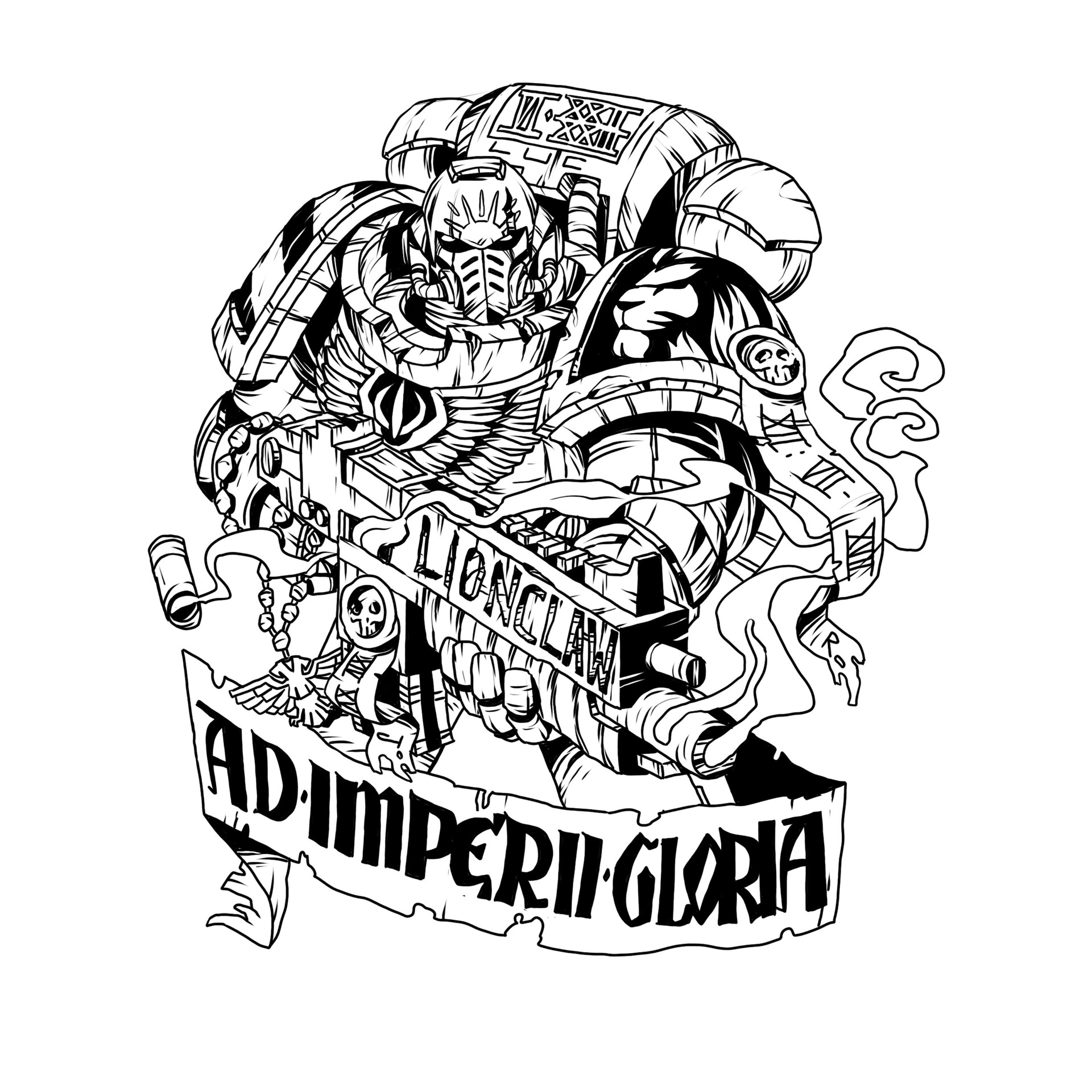 Details more than 66 space marine tattoo in.cdgdbentre