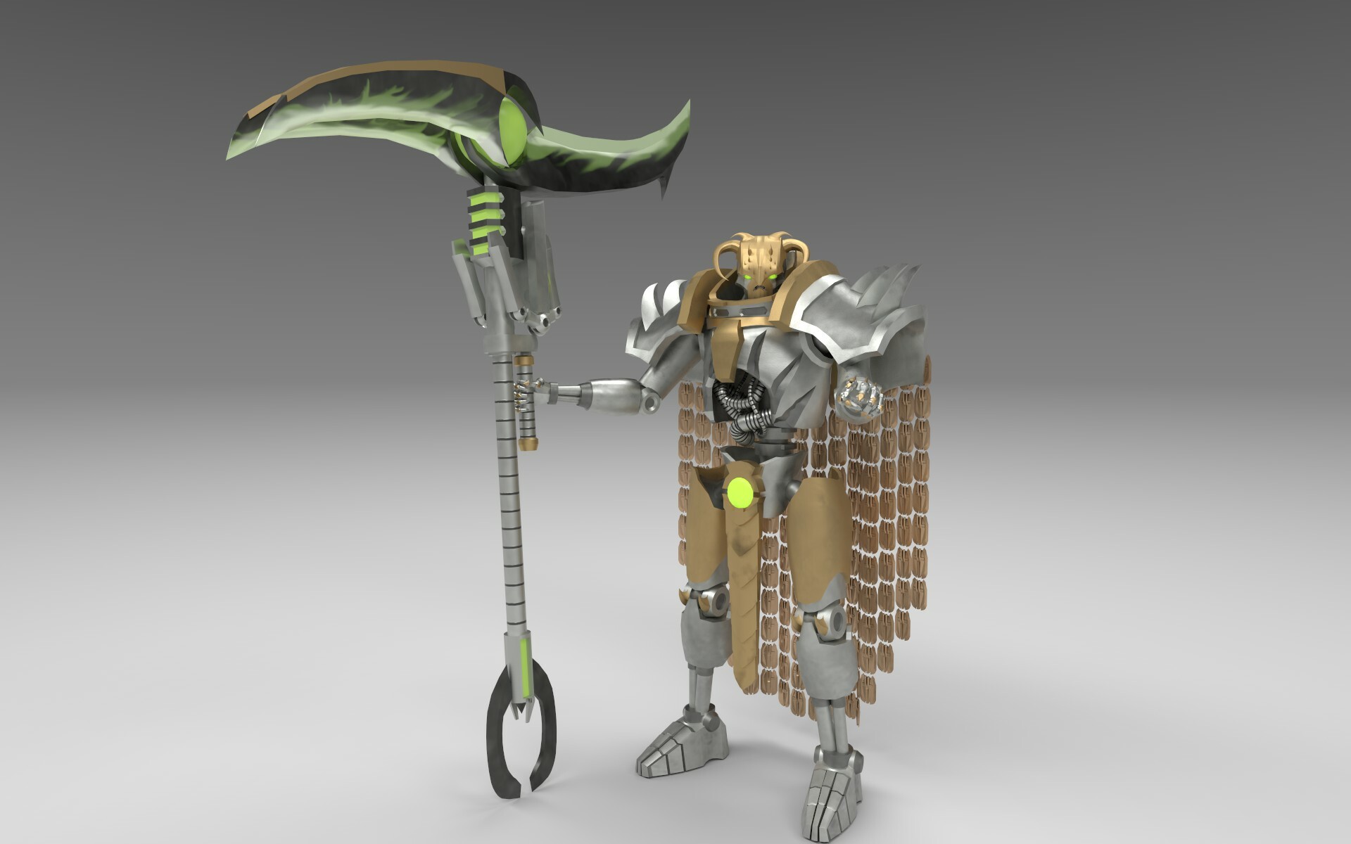Artstation Custom Necron Overlord Donald Artz
