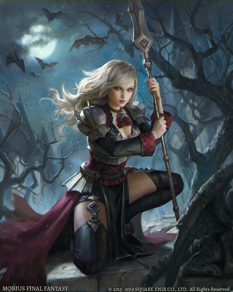 Artstation Mobius Final Fantasy Dhampyr Laura Sava