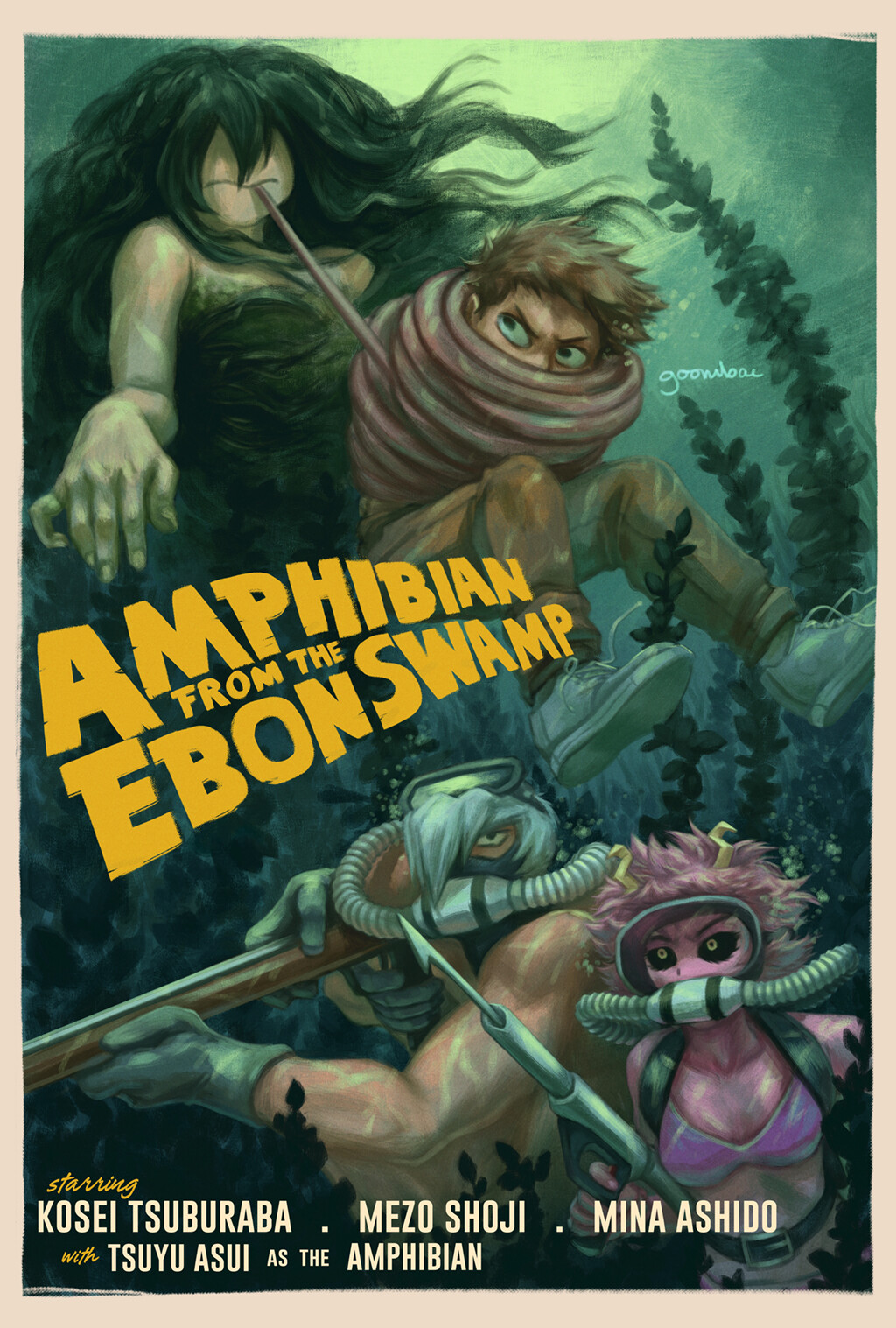 Graeme Cunningham Amphibian From The Ebon Swamp