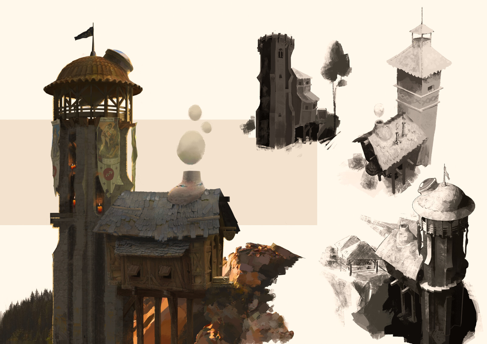 Concepts of the tower